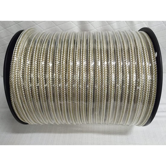 1/2 Inch by 300 Feet Gold Double Braid Nylon Rope
