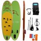 YASKA Children Inflatable Stand Up Paddle Board with SUP, Hand Pump, Adjustable Aluminum Floating Paddle, Repair Kit, Rucksack and Bottom Fin for Paddling