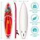 FEATH-R-LITE Inflatable Stand Up Paddle Board 11'6'' × 34'' × 6'' for Youth & Adult with Inflatable SUP Board, Non-Slip Deck, Travel Backpack, Adj Paddle, Pump, Leash, Water Proof Bag
