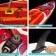 FEATH-R-LITE Inflatable Stand Up Paddle Board 11'6'' × 34'' × 6'' for Youth & Adult with Inflatable SUP Board, Non-Slip Deck, Travel Backpack, Adj Paddle, Pump, Leash, Water Proof Bag