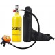 KTZAJO 1L/0.5L Scuba Oxygen Cylinder Diving Air Tank Scuba Diving Respirator Set Snorkeling Breathing Equipment (Color : 1L Yellow Set)