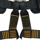 Fusion Climb Apollo III Military Tactical Padded Half Body Adjustable Zipline Harness 23kN M/L Black