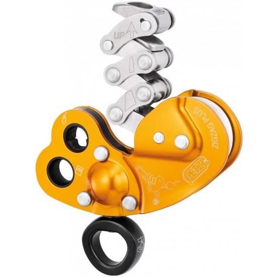 PETZL Professional Zigzag Plus Mechanical Prusik Pulley Device D022BA00 11.5-13mm Rope