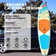 Highpi Inflatable Stand Up Paddle Board 11'x33''x6''W Premium SUP Accessories & Backpack, Wide Stance, Surf Control, Non-Slip Deck, Leash, Paddle and Pump, Standing Boat for Youth & Adult