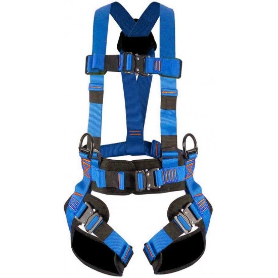 Fusion Climb Skylux Full Body Adjustable Bungee Harness 23kN M-L Blue