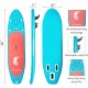 FAYEAN Inflatable Stand Up Paddle Board Round Board 10'30