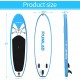 Rumlad Inflatable Stand Up Paddle Board 4 Inches Thick with One-Way Sup Dedicated Pump&Backpack