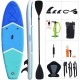 Zupapa 11FT Paddleboards for All Skill Levels Supporting 380LBS with Kayak Convertible Sup Board(Blue)