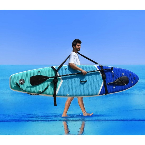 Zupapa 11FT Paddleboards for All Skill Levels Supporting 380LBS with Kayak Convertible Sup Board(Blue)