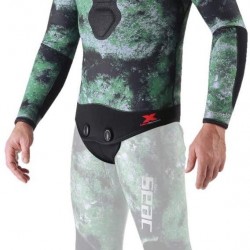 Seac Ghost, Jacket in 5 mm Ultrastretch Neoprene with Incorporated Hood for Freediving and Spearfishing