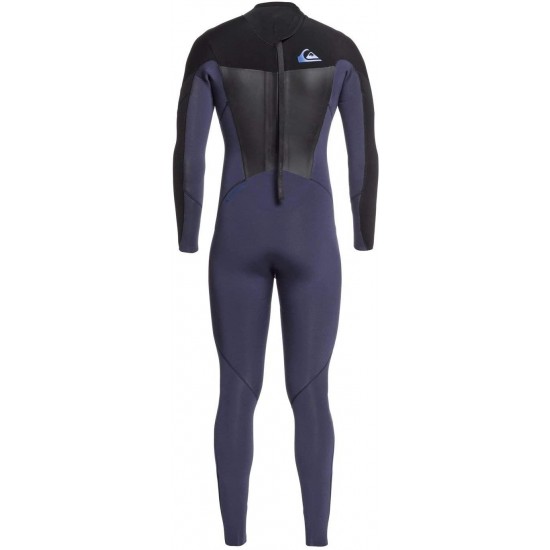 Quiksilver Mens 3/2Mm Syncro - Back Zip GBS Wetsuit for Men Back Zip GBS Wetsuit Black Xls