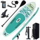 FEATH-R-LITE Inflatable 10'5''x33''x6''Stand Up Paddle Board Ultra-Light (18.9lbs) SUP with Accessories Adj Paddle, ISUP Backpack, Pump, Phone Bag, Leash, Non-Slip Deck pad Youth & Adult