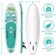 FEATH-R-LITE Inflatable 10'5''x33''x6''Stand Up Paddle Board Ultra-Light (18.9lbs) SUP with Accessories Adj Paddle, ISUP Backpack, Pump, Phone Bag, Leash, Non-Slip Deck pad Youth & Adult