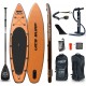 UICE11'x33 x6 Classic Black Wood Inflatable Stand Up Paddle Board, Premium Quality Big Board for Fishing, Yoga, Kayak and Surfing Including All Accessories