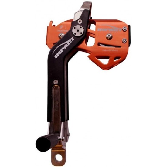 OmniProGear Lightspeed Impact Zipline Pulley with T-Handle Orange Made in USA Rated to 75MPH