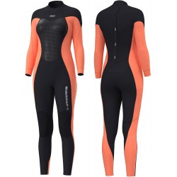 Hevto Wetsuits Men and Women Guardian II Upgrade 5/3mm Neoprene GBS Seal Scuba Diving Full Suits Surfing Long Sleeve for Water Sports