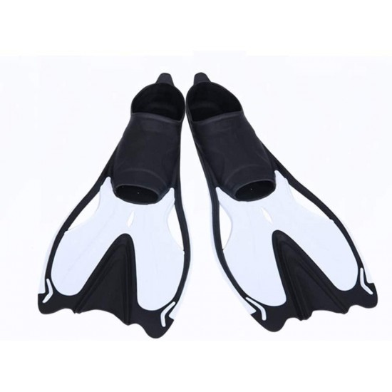 Fins - The Length of Men and Women Snorkeling Flippers Adult Children Swimming Training Diving Flippers Snorkeling Equipment (Color : B, Size : S)