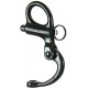 Fusion Climb Quick Release High Strength Snap Shackle 18KN Swedged Pull-Lock Mechanism Black 10-Pack