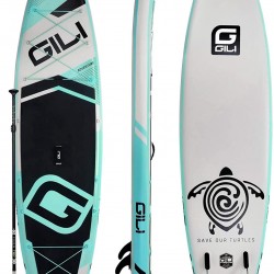 GILI Adventure Inflatable Stand Up Paddle Board: Lightweight, Durable Touring SUP: Wide & Stable Stance 11' or 12' Long x 32