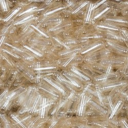 Capsuline - Clear Gelatin Capsules Size 00 (Box of 75,000)