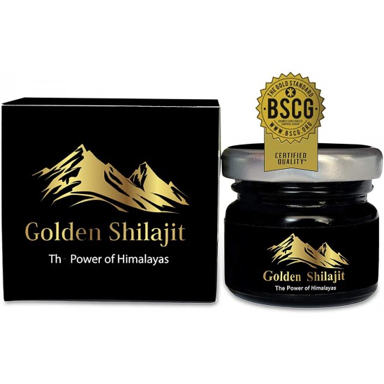 Golden Shilajit Fresh Resin - 200 Grams - World's Finest Shilajeet Guaranteed Directly from It's Origin -