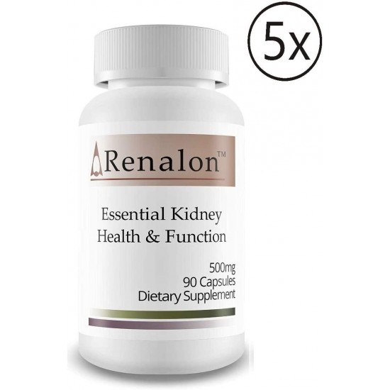 Renalon Kidney Stone Health Dietary Supplement (90 Capsules) 1 Pack 100% Money Back Guarantee!