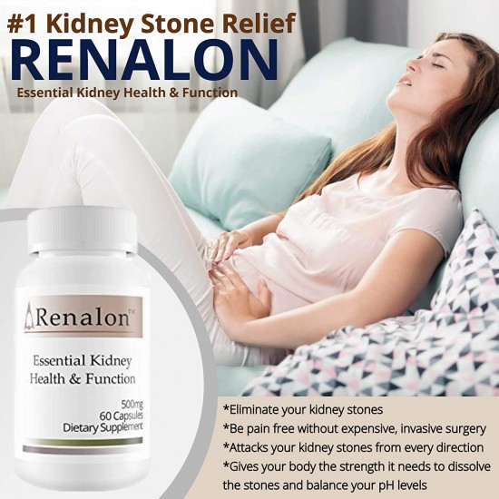 Renalon Kidney Stone Health Dietary Supplement (90 Capsules) 1 Pack 100% Money Back Guarantee!