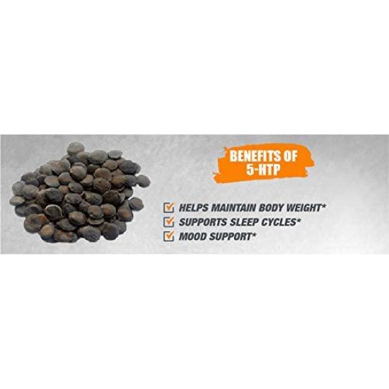 BulkSupplements.com 5-HTP (Griffonia Seed Extract) (1 Kilogram - 2.2 lbs - 5000 Servings)