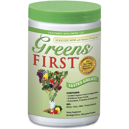 Greens First Nutrient Rich-Antioxidant SuperFood, 9.95 Ounces, Case (12 Pack)