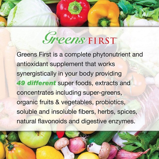 Greens First Nutrient Rich-Antioxidant SuperFood, 9.95 Ounces, Case (12 Pack)