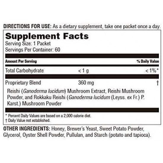 2X Umeken Reishi Extract Balls - Concentrated Reishi Mushrooms. Total: 120 Packets. 4 Month Supply. Made in Japan.