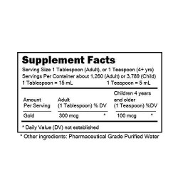 MediGOLD (20 ppm True Colloidal Gold) - 5 U.S. Gallons