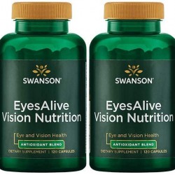 Swanson Eyesalive Vision Nutrition 120 Caps 4 Pack