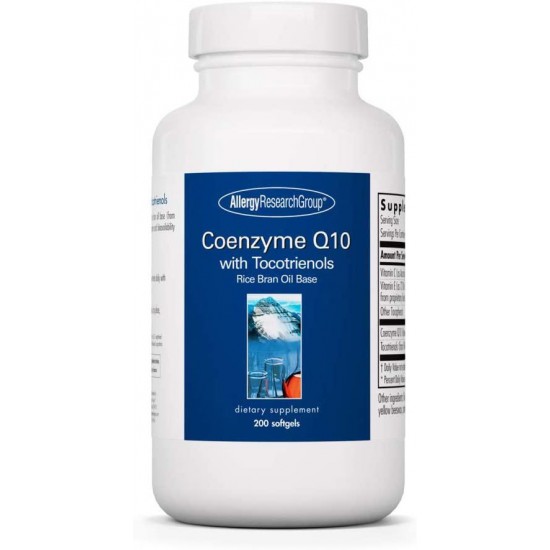 Allergy Research Group Coenzyme Q10 with Tocotrienols 200 Softgels