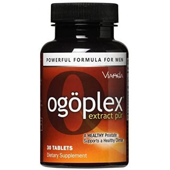 Ogoplex® | Male Prostate Health and Urinary Support Supplement with Graminex® Swedish Flower Pollen, Saw Palmetto, Phytosterols & Lycopene - 1 Month Supply (12 Pack)