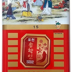 Pocheon 600g Korean Canned Dried Panax Red Ginseng Extra Large 19 Roots 6 Years Good Grade 600-15