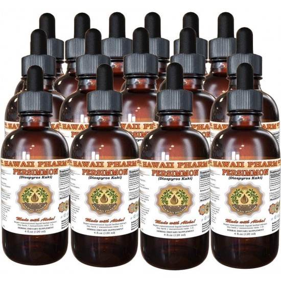 Persimmon, Shi Di (Diospyros Kaki) Tincture, Dried sepals Liquid Extract, Persimmon, Herbal Supplement 30x2 oz