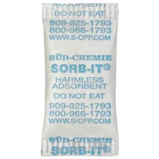 Silica Gel Packet, 5/8x1 9/32