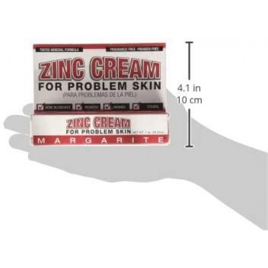 Margarite Cosmetics Zinc Cream, 1 Ounce (Pack of 24)