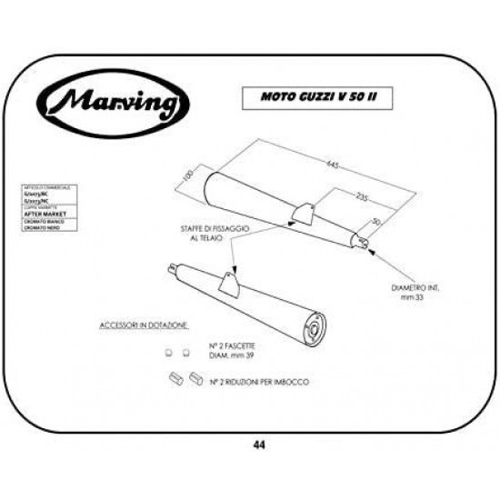 MARVING MARVI COUPLE - CHROMIUM | G/2073/BC