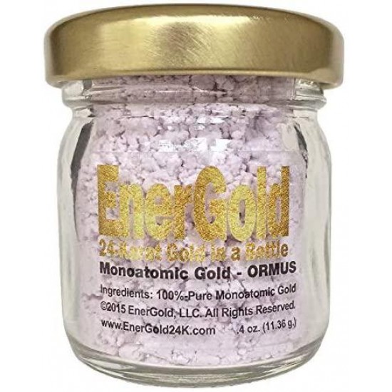 EnerGold World's ONLY Pure-Gold-Based M-State Monoatomic Gold/ORMUS! No Salt, Dyes, or Fillers!