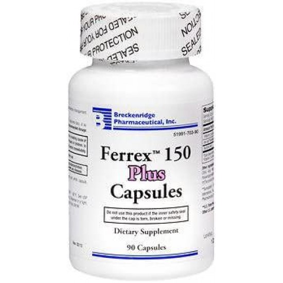 Breckenridge, Ferrex 150 Plus, Capsules - 90 Capsules, Pack of 2