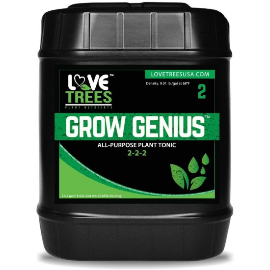 Grow Genius 2-2-2 (1, 5 US Gallon / 18.92L)