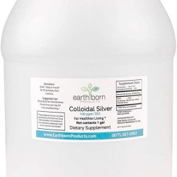 Monatomic Colloidal Silver, 100 ppm, Immune Support - 1 Gallon Bottle