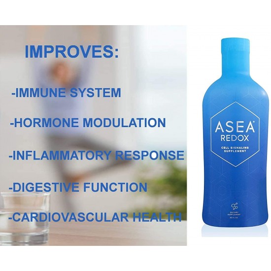 Asea Water - 2 Full Cases (8, 32 OZ Bottles) - Health Supplement - Health Drink