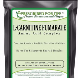 Prescribed for Life Carnitine Fumarate (L) - Amino Acid Weight Management Crystalline Powder, 10 kg