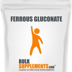 Bulksupplements Ferrous Gluconate Powder (25 kilograms)