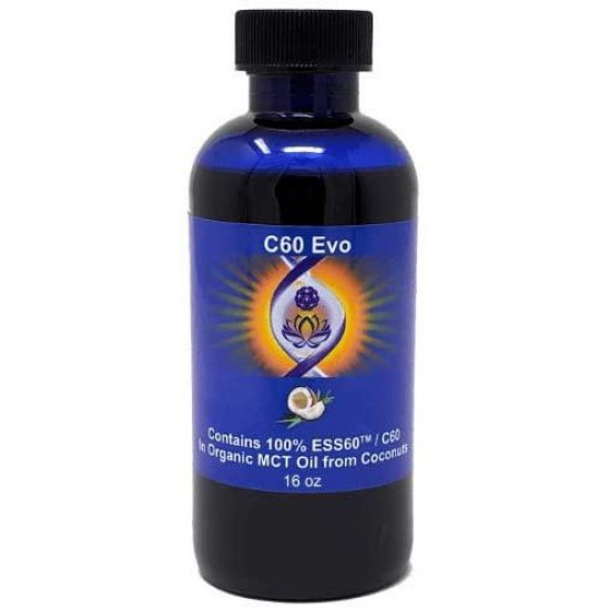 C60 EVO Organic MCT Oil - Our ESS60 Supports Joint Pain and Flexibility, Energy and Immunity, Sleep Aid Oil Supplement (16 oz)