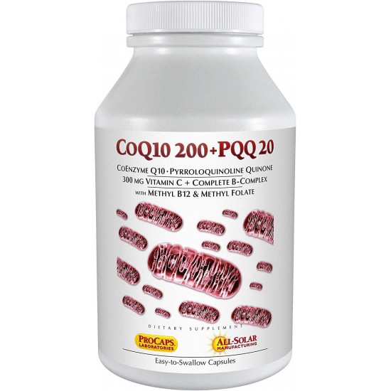 Andrew Lessman Coenzyme Q-10 200 Plus PQQ 20-240 Capsules – Maintains CoQ10 Levels, Optimum Cellular Energy, Promotes Energy Production, Supports Heart, Brain, Liver, Kidney, Pancreas. No Additives