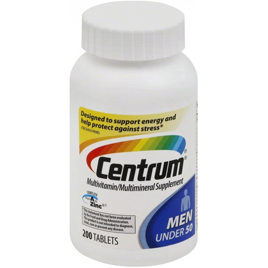 Centerum Ultra Mens Multivitamin/Multimineral Supplement Tablet - 3 per pack - 4 packs per case